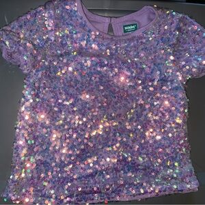 👚Girls Size 8, Brand 365Kids, Sequin Shimmer Top 🔥